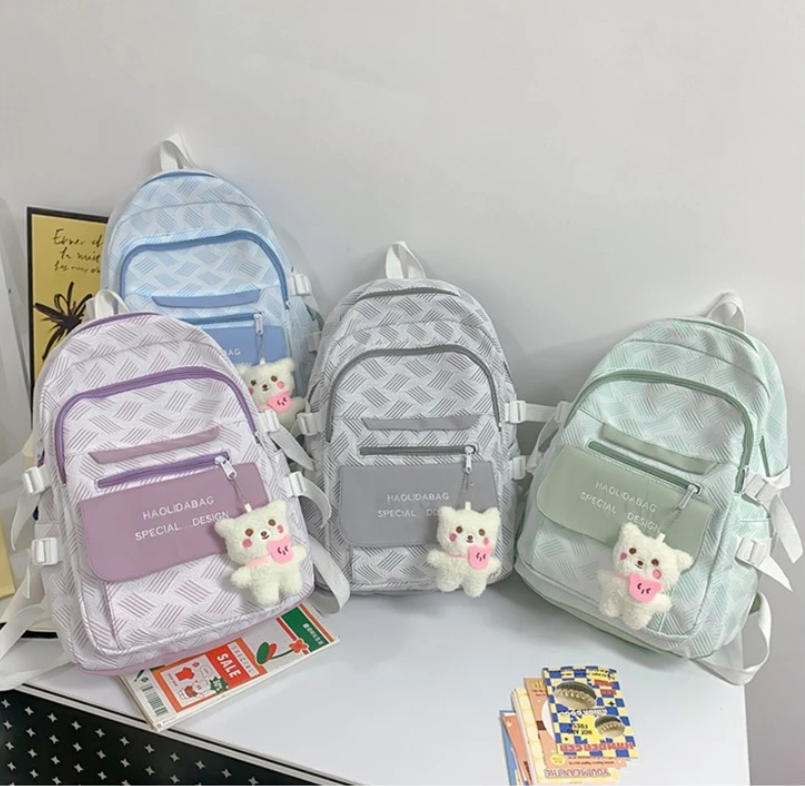 Balo vải chống thấm pastel